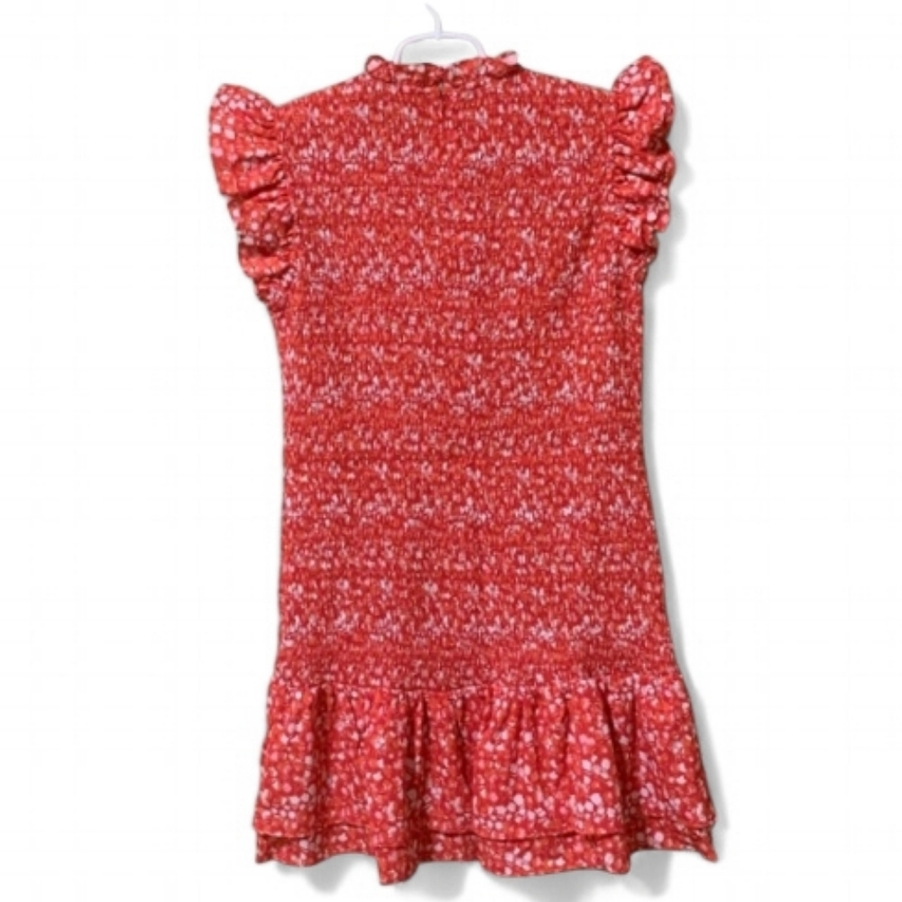 FRENCH CONNECTION Floral Ruffle Dress Size Med - Picture 3 of 8